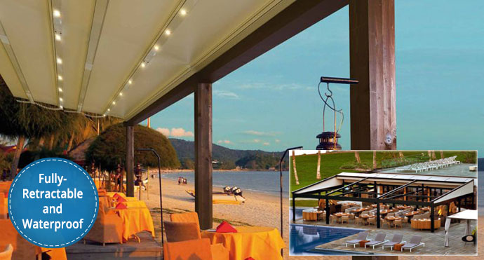 GENNIUS retractable pergola system