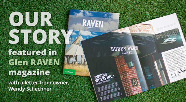 Our story featured in Glen Raven magazine
