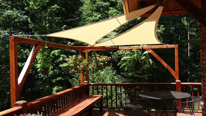 Awning Works Inc. tension shade sails
