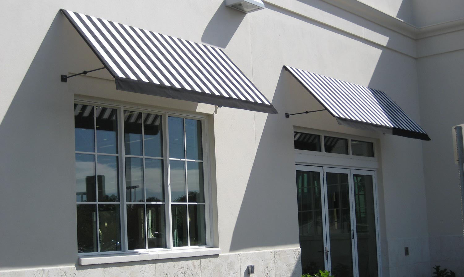 Fixed Fabric Awnings Gallery