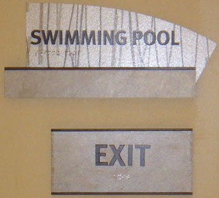 interior signage