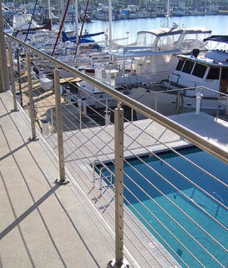 stainless steel railings