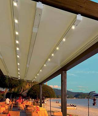 KE GENNIUS retractable pergola system