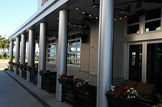 shade point contract solar screens at the rusty bucket restaurant and tavern in sarasota florida