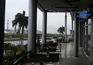shade point contract solar screens at the rusty bucket restaurant and tavern in sarasota florida