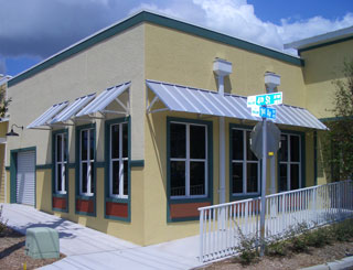 standing seam awning