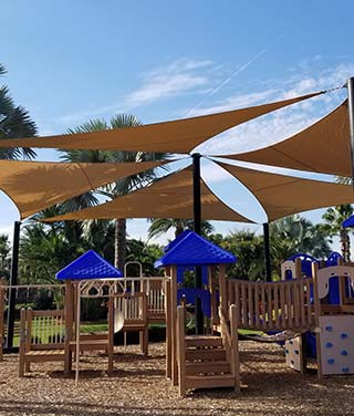 tension shade sails