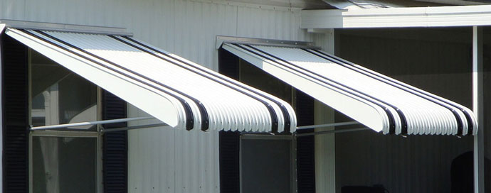 Corrugated Metal Awning