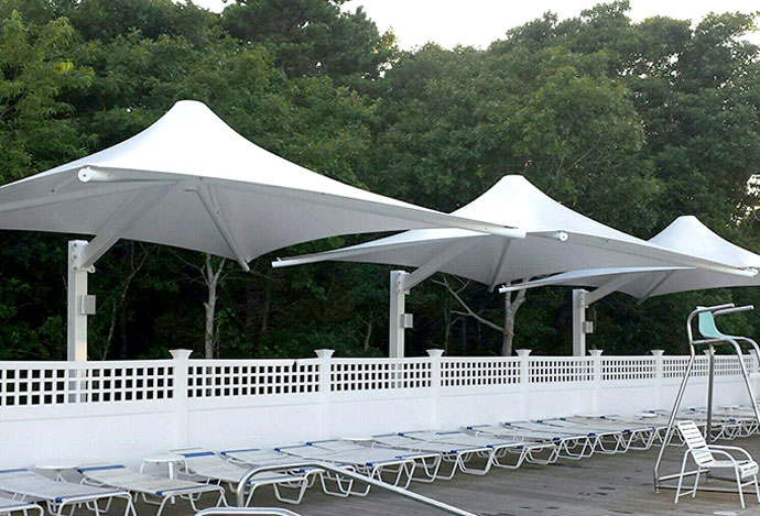 fixed waterproof cantilever umbrella