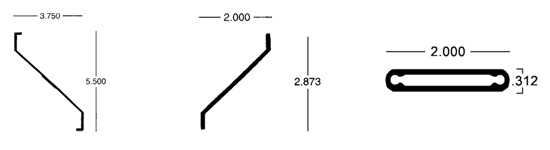 louvered sunshade diagram