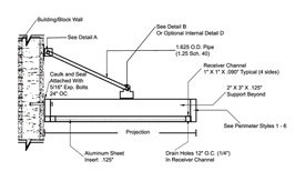 standing seam diagram