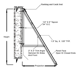 standing seam diagram