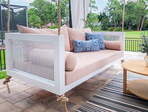 Debbie Aluminum Swing Bed