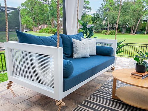 Debbie Aluminum Swing Bed