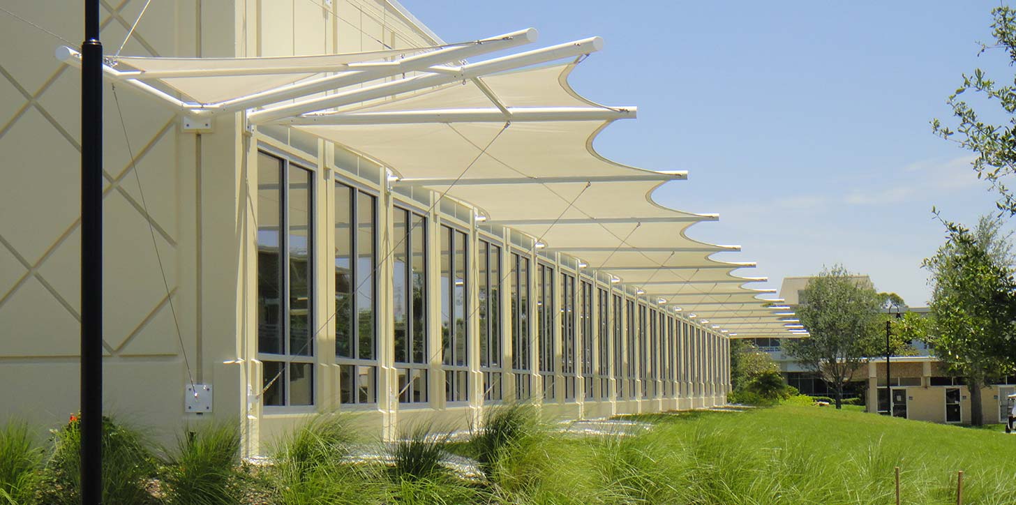 Tension Sunshade - Eckerd College