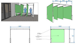 MedTent interior schematic