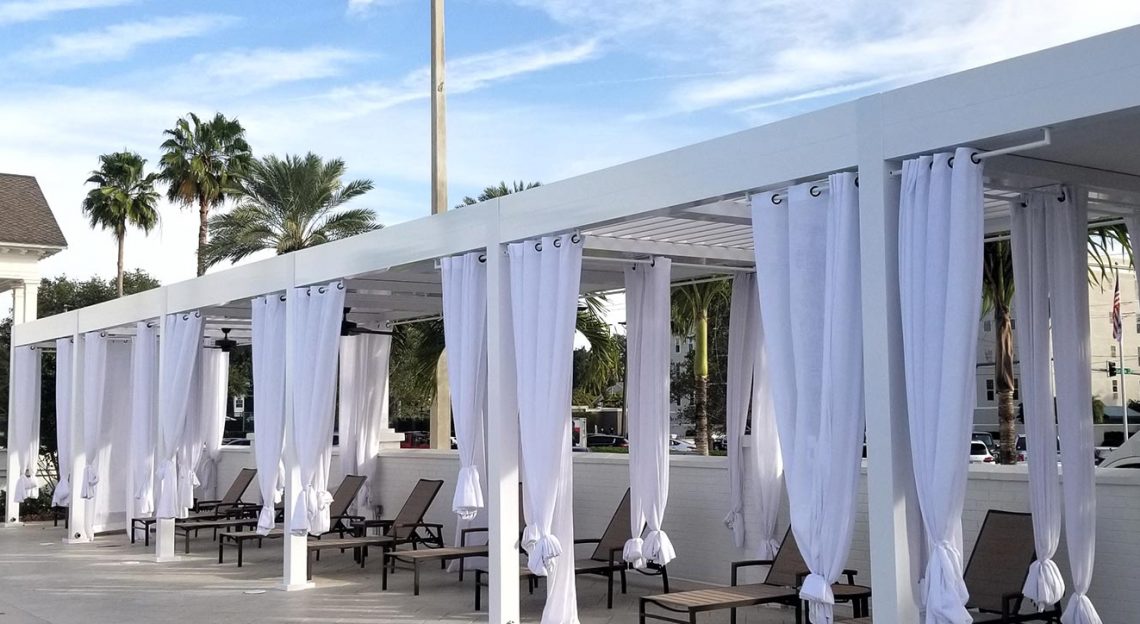 Palma Ceia Golf and Country Club louvered roof