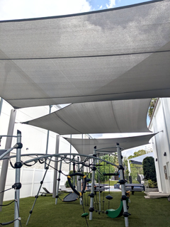 Children's Cancer Center - shade sail after