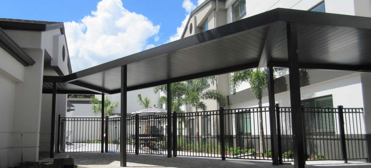 aluminum walkway