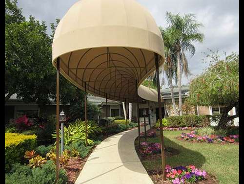 Fabric Walkway Canopies