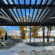 louvered roof
