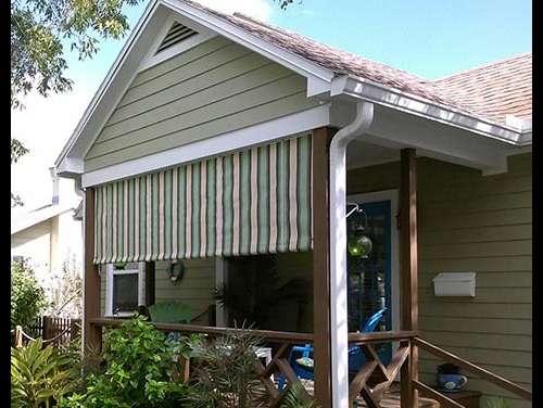 Retractable Exterior Roll Curtains