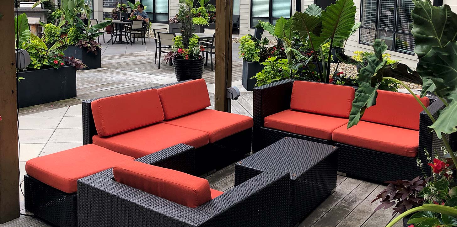 commercial custom cushions