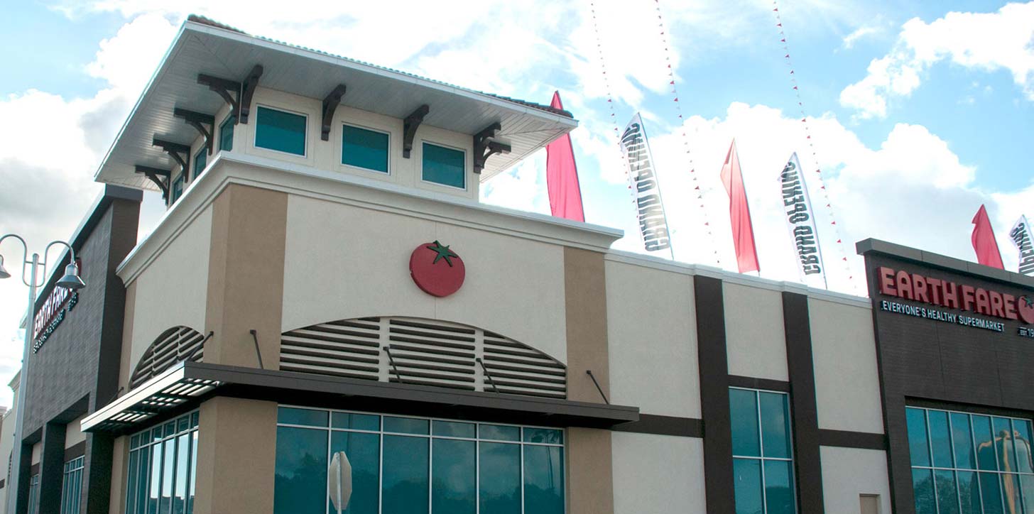 earth fare seminole city center louvered sunshade