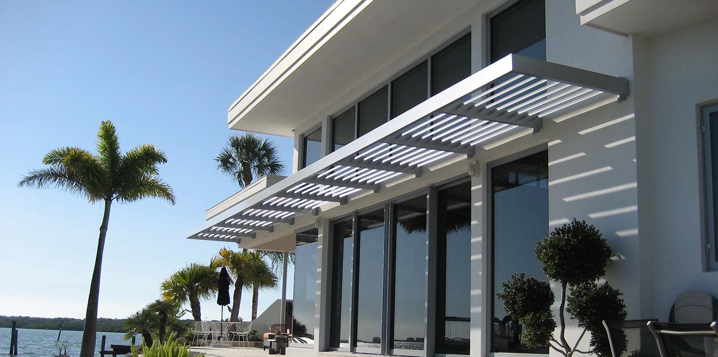 Aluminum Airfoil Louvered Sunshade