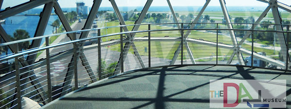 stainless steel railings - Salvador Dali Museum, St. Petersburg FL