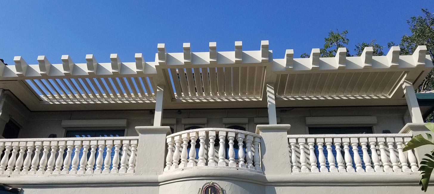Residential Louvered Roof