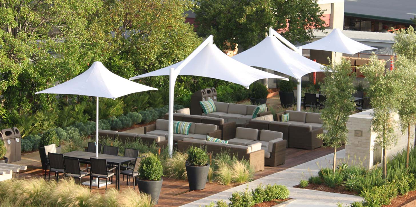 structural umbrellas Awning Works Inc.