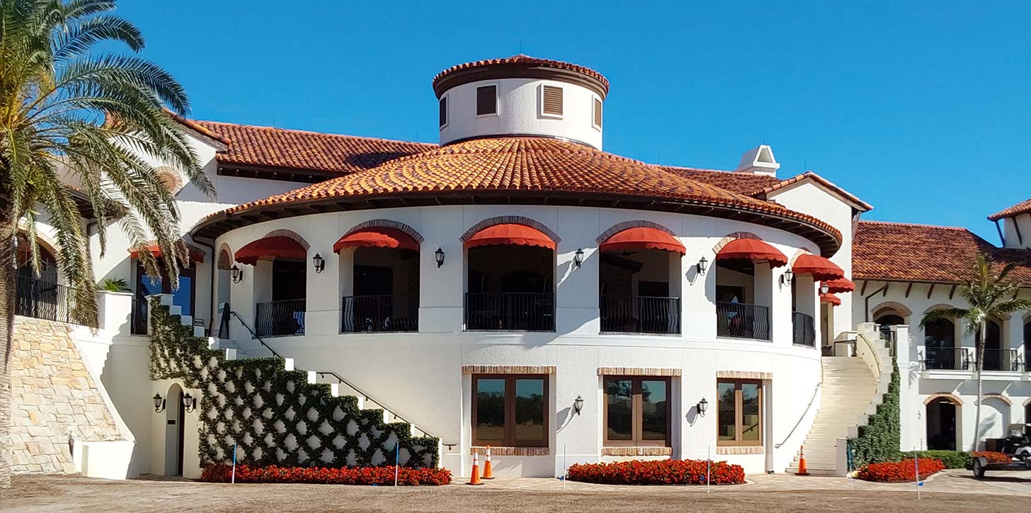 Talis Park Golf Club Vyne House Rotunda Dome Awnings Awning Works Inc.