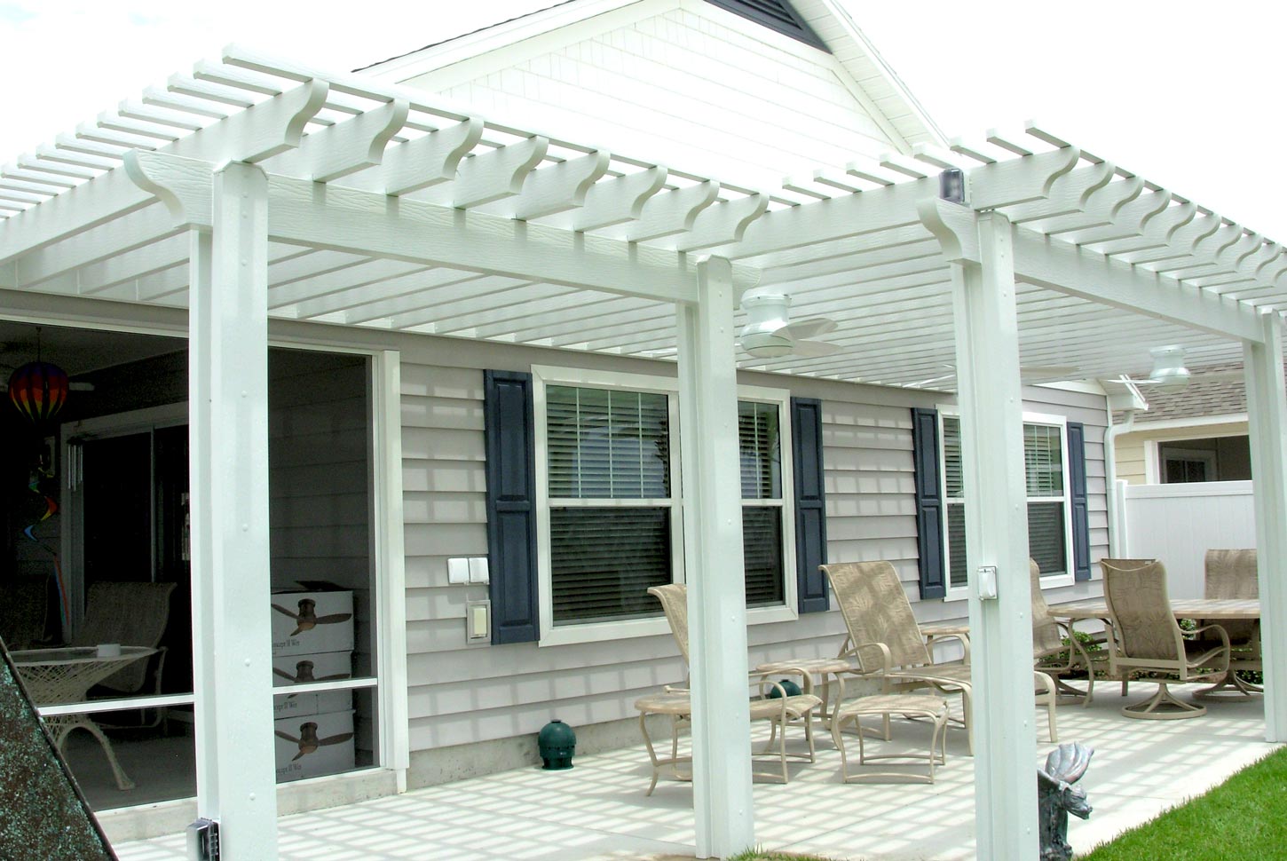 Open Lattice Trellises Awning Works Inc.