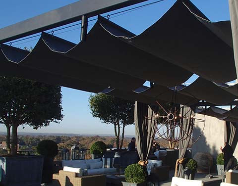 wireslide pergola cover